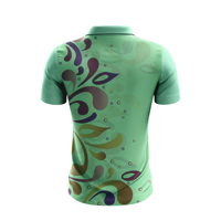 Chemise pour homme de haute qualité imprimée avec logo personnalisé, 100% polyester tricoté, respirante, uniforme d'été de qualité supérieure