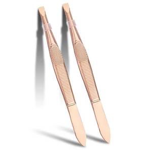 Morje Surgical High Gold Plated Stainless Steel <b>Eyelash</b> Tweezers Precision Smooth Tip Customizable for <b>Eyelash</b> <b>Application</b> - Product Image 1