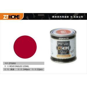 Pintura Acrílica ROJO INGLES en Lata de 125 ml - Product Image 3