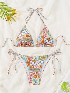 Ensemble de lingerie sexy pour femmes, soutien-gorge et bikini en dentelle, effet push-up - Product Image 4