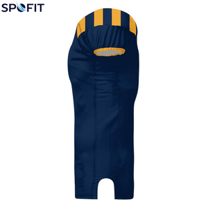 Maillot de football américain SPOFIT pour homme, col en V, manches courtes, maille respirante, service de sublimation personnalisé, numéro personnalisé sur le devant - Product Image 5