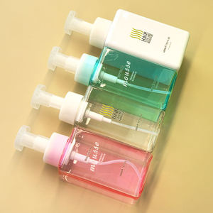 Flacon en mousse avec impression sérigraphique, couleur et logo personnalisés, rechargeable, 250 ml, 450 ml, carré, PETG, gel douche, savon pour les mains, emballage cosmétique - Product Image 4