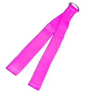 Grosir tali pergelangan Angkat Berat kualitas tinggi warna merah muda tali Angkat Berat logo kustom tali Angkat Berat neoprene