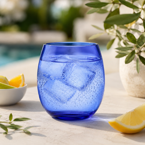 Handmade Borosilicate 420ml Colored Whisky Tumbler Glasses Lead-Free <b>Water</b> Juice Drinking Tumbler <b>Bulk</b> - Product Image 5