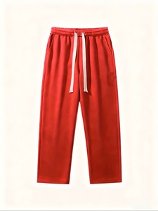 Conjunto Deportivo Minimalista Estilo Urbano para Hombre 2026: Sudadera con Capucha y Media Cremallera de Forro Polar y Pantalones Jogger de Ajuste Holgado, 2 Piezas Transpirables - Product Image 2