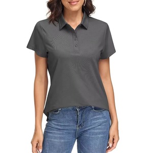 2026 New Trending High Quality Women <b>Polo</b> Shirts <b>Orange</b> Color Cotton Best Fabric <b>Polo</b> Tshirts for Woman's - Product Image 4