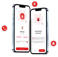 Desarrollo de Aplicaciones de Alerta de Emergencia SOS, Servicio de Software Móvil para Android e iOS para Sistemas de Seguridad