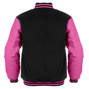 Chaqueta Universitaria Personalizada Premium para Hombre, Chaqueta Letterman de Lana y Cuero con Bordado Personalizado - Product Image 4