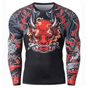 Nuevas Camisetas de Protección UPF50+ Transpirables para Artes Marciales Mixtas (MMA) para Hombres Adultos - Ropa Personalizada para Artes Marciales Fortleo - Product Image 2