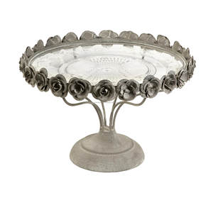 Modern Hammered 2-Tier Black Cake Stand Stylish Casted <b>Bakeware</b> Ideal for Weddings Birthdays and All Occasions - Product Image 5