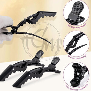 Kit completo de herramientas para extensiones de cabello, alicates de acero inoxidable, aguja de gancho, anillos, hilo para uso en instalación de cabello en salón - Product Image 4