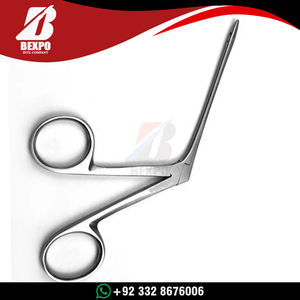 Juego de Instrumentos Manuales de Otología ENT, Pinzas de Cocodrilo de Acero Inoxidable, Herramienta Quirúrgica Profesional para la Eliminación de Polipos Nasales y de Oído - Product Image 2