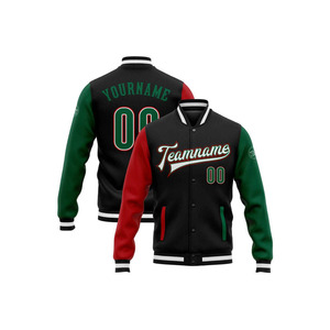 Veste de baseball varsity personnalisée pour homme, avec nom et numéro personnalisés, veste bomber pour homme - Product Image 2