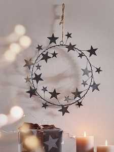 Wreath Christmas Decoration Handicraft Traditional Style Wall <b>Hanging</b> Ornament - Product Image 1