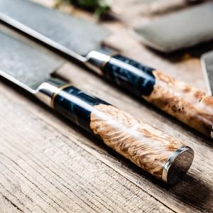 High End Damascus Steel Kitchen <b>Knife</b> <b>Set</b> Modern Elegant Style Professional Cooking <b>Knives</b> Durable Blade Kitchen Tool Collection - Product Image 2