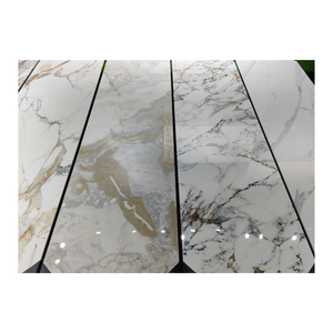 Dalles de porcelaine 80x240 80x300 80x320 aspect marbre, finition polie mate, épaisseur 9mm 12mm, GVT PGVT, émaillées, vitrifiées, pour sol - Product Image 1