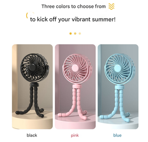 Ventilador Portátil Plegable de Escritorio Octopus Mini sin Aspas, 4 Velocidades, para Cochecito - Product Image 4