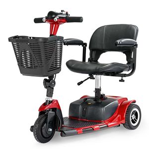 Scooter Elettrico Pieghevole a 3 Ruote per Adulti, Sedia a Rotelle Motorizzata Robusta con Cestino per Anziani - Product Image 1