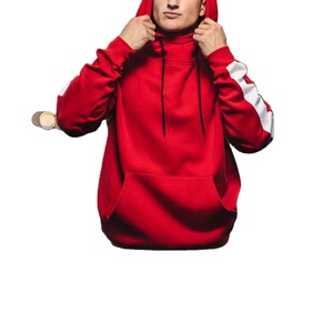 Men's Regular Sleeves Sportswear Hoodies Pullover Hooded Sweatshirts Autumn Winter Polyester/Cotton Embroidered <b>Plain</b> Dyed Loose - Product Image 2