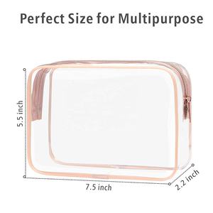 Bolsa de Maquillaje Impermeable de Tamaño Cuarto de Galón, Bolsa de Cosméticos de Viaje para Mujer, Bolsa de Accesorios de Viaje - Product Image 2