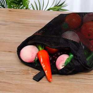 Sac de rangement pliable robuste en maille avec cordon de serrage, motif lettres, pour la plage, les vêtements, les voyages et la natation (vente en gros) - Product Image 3