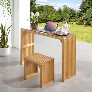 Natural Pine Versatile <b>Indoor</b> Wood Furniture Dining <b>Bench</b> Table Set for Entryway Living Room Kitchen Bedroom Kitchen Inc - Product Image 1
