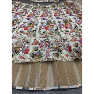ชุดราตรีออกแบบได้หลายสีปักด้าย lehenga choli สำหรับงานปาร์ตี้ - Product Image 1