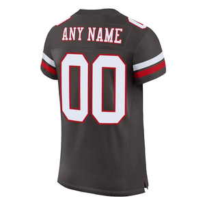 Camiseta de Fútbol Americano Personalizada para Hombre, Cuello en V, Manga Corta, Malla Transpirable de Poliéster, Nombre del Equipo, Cualquier Nombre, Impresión Sublimada 00 - Product Image 2