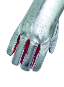Gants de soudeur MIG en cuir de vachette, conception à pouce dégagé, respirants/confortables, résistants à la chaleur, protection contre les éclaboussures de métal fondu - Product Image 6