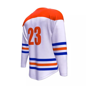Maillot de hockey sur glace unisexe personnalisé de haute qualité, respirant, vêtement de sport court, best-seller, service OEM disponible à 100% - Product Image 2