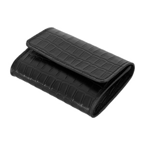 Genuine Leather Ladies RFID <b>Wallet</b> Black Crocodile Embossed Leather Clutch Women Purse Card Holder <b>Wallet</b> Wholesale Manufacturer - Product Image 4