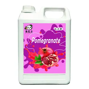 Pomegranate Grenadine Flavor Concentrated Pulp Puree Jam Concentrate Syrup