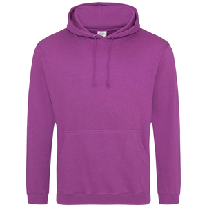 <b>Men's</b> <b>Orange</b> Hooded <b>Sweatshirt</b> Regular Fit Cotton Fleece Casual Autumn Wear Pocket Design Knitted Solid Color - Product Image 5