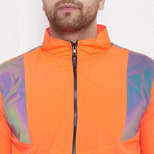 Ensemble de survêtement décontracté streetwear hiver 2026, poids moyen, 100 % polyester, avec patch réfléchissant respirant et broderie personnalisée - Product Image 6