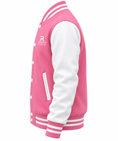 Veste de baseball varsity en laine pour homme avec logo personnalisé et manches en cuir PU pour équipes et marques – vestes varsity confortables pour homme
