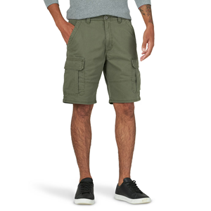 Solid Color Breathable Cotton Comfortable Multi-Pocket High Waist Men's Casual Summer Cargo Shorts - Product Image 3