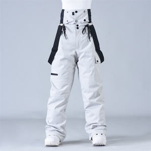 Pantalones de Esquí y Snowboard para Hombre, Impermeables, Aislantes, con Tirantes Ajustables, Bolsillos Tipo Cargo, para Deportes de Invierno al Aire Libre - Product Image 3