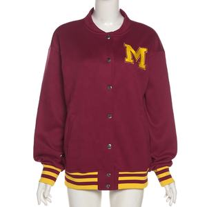 Chaqueta Varsity de Invierno Transpirable de Calidad Personalizada para Hombre y Mujer con Forro de Algodón - Product Image 1