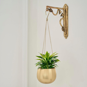 Maceta Colgante con Cadena para Balcón, Macetero Colgante Decorativo de Metal, Elegante Contenedor para Plantas de Interior y Exterior - Product Image 1