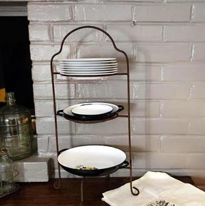 Elegante Soporte de Metal para Platos, Base Decorativa para Centro de Mesa en Bodas, Fiestas, Eventos y Cenas - Product Image 6