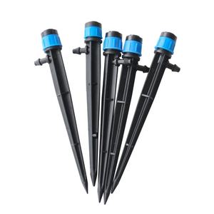 DaringFish Arroseur automatique moderne réglable à piquet de sol à cercle complet pour système d'irrigation de jardin par tuyau, noir - Product Image 3