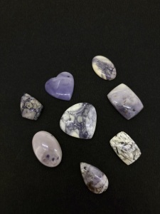 Gemas Sueltas Naturales de Calidad al por Mayor para Joyería, Corte Ovalado, Cabujón Mixto, Pulido Liso, Color Morado, para Regalos - Product Image 2