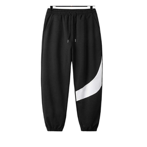 Survêtement d'été pour homme en molleton 100% coton respirant avec capuche, taille élastique, poches latérales, style décontracté longueur intégrale - Product Image 3