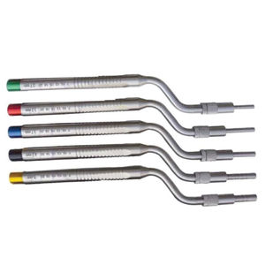ISO & CE Certified Dental Osteotome Set 5-Piece Stainless Steel Concave Manual Surgical Instruments Knurled Grip - Product Image 4