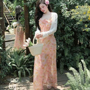 Yarn Dyed Women 2 Piece <b>Knitted</b> <b>Set</b> Sleeveless Casual Skinny Eco Friendly ODM Vietnam - Product Image 3