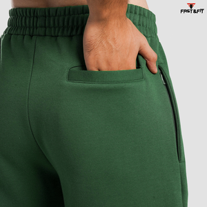 Pantalon de survêtement unisexe personnalisé en toile légère de haute qualité, coupe droite, taille mi-haute, avec logo personnalisé, pour homme - Product Image 4
