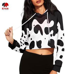 Ryan Pro Gear – Nouveaux sweats à capuche pour femmes, crop top respirant et élégant, couleur personnalisée, grandes tailles, services OEM et ODM - Product Image 1