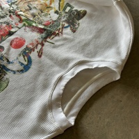 T-shirt à manches longues en coton poly Spendx thermique à impression numérique directe sur tissu (DTG) personnalisé, lourd, graphique, pour homme, surdimensionné