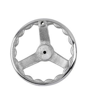 Volantes de hierro fundido cromados con borde redondo para máquinas corrugadoras (3-16 pulgadas) - Product Image 4