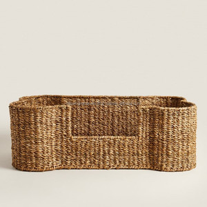Literie pour chien en plein air tissé grands lits pour chien herbe marine naturelle fait à la main paniers pour animaux de compagnie bon marché - Product Image 3